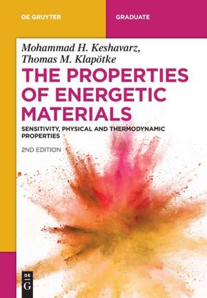 Keshavarz, M: Properties of Energetic Materials