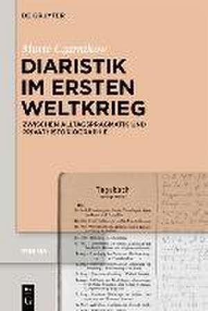 Czarnikow, M: Diaristik im Ersten Weltkrieg