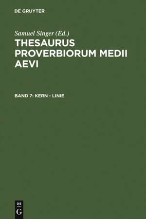 Kern - Linie de Kuratorium Singer der SAGW