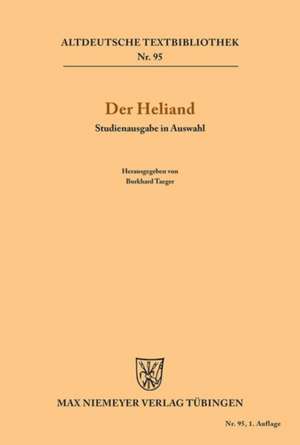 Der Heliand de Burkhard Taeger