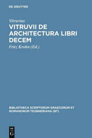 Vitruvii de architectura libri decem de Vitruvius