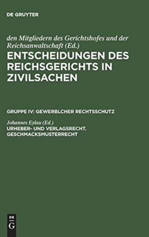 Urheber- und Verlagsrecht, Geschmacksmusterrecht de Johannes Eylau