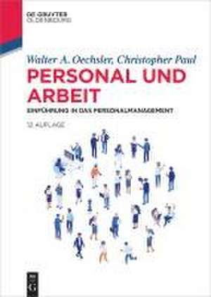 Personal und Arbeit de Walter A. Oechsler