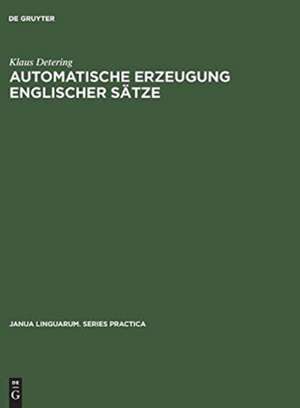 Automatische Erzeugung englischer Sätze de Klaus Detering