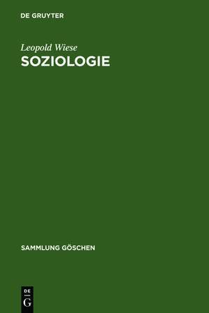 Soziologie de Leopold Wiese