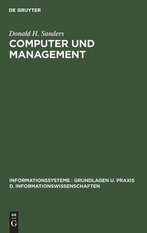 Computer und Management de Donald H. Sanders