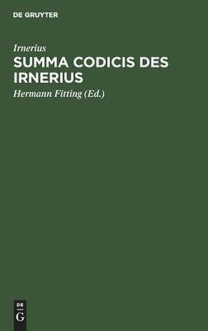 Summa codicis des Irnerius de Irnerius