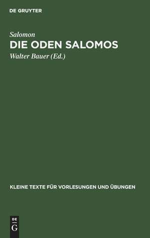 Die Oden Salomos de Salomon