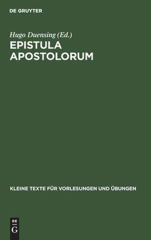 Epistula apostolorum: nach dem äthiopischen und koptischen Texte de Hugo Duensing