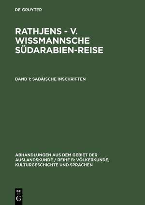 Sabäische Inschriften de Johannes Heinrich Mordtmann