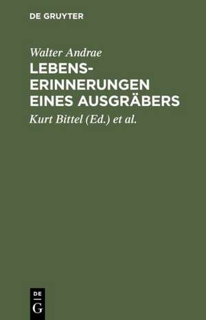 Lebenserinnerungen eines Ausgräbers de Walter Andrae