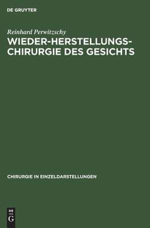 Wiederherstellungschirurgie des Gesichts: mit Ausnahme der Chirurgie des Kiefers und der Mundhöhle de Reinhard Perwitzschy