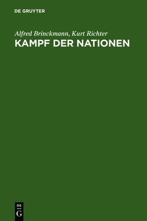 Kampf der Nationen: 13. Schacholympia München 1958 de Alfred Brinckmann