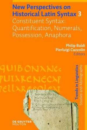 Constituent Syntax: Quantification, Numerals, Possession, Anaphora