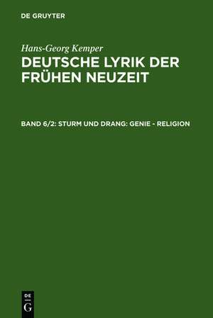 Sturm und Drang: Genie - Religion