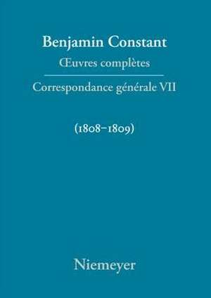 Correspondance générale 1808–1809 de Paul Delbouille