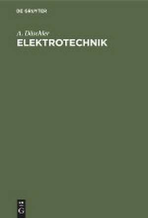 Elektrotechnik de A. Däschler