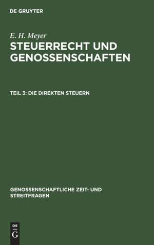 Die direkten Steuern de Degruyter