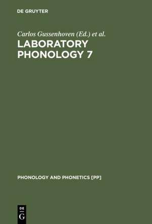 Laboratory Phonology 7 de Carlos Gussenhoven