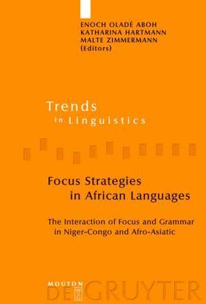 Focus Strategies in African Languages: The Interaction of Focus and Grammar in Niger-Congo and Afro-Asiatic de Enoch Oladé Aboh