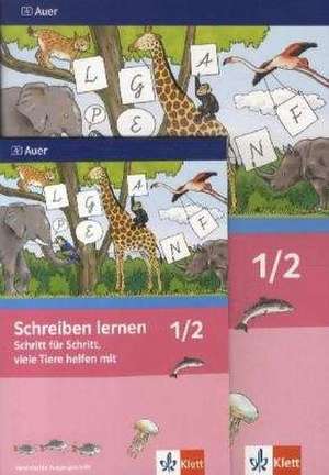 Schreiben lernen Schritt für Schritt, viele Tiere helfen mit. Neubearbeitung. Arbeitsheft VA für Rechtshänder 1. Schuljahr