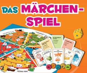 Das Märchenspiel. 132 Karten, Spielbrett, Spielfiguren und -marken, Zahlenwürfel, Spielanleitung