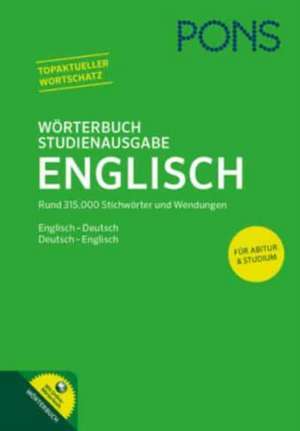 PONS Wörterbuch Studienausgabe Englisch