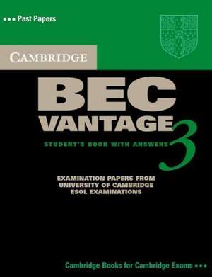 Cambridge BEC Vantage 3. Self Study Pack (Student's Book, Audio-CD)