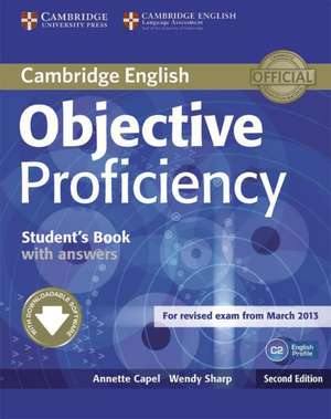 Objective Proficiency. Self-study Student's Book with answers de Annette Capel