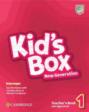 Kid's Box New Generation. Level 1. Teacher's Book with Digital Pack de Sue Parminter