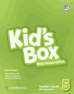 Kid's Box New Generation. Level 5. Teacher's Book with Digital Pack de Caroline Nixon