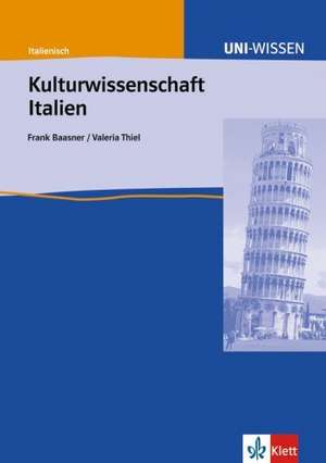 Kulturwissenschaft Italien de Frank Baasner