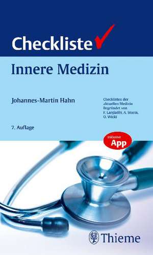 Checkliste Innere Medizin de Johannes-Martin Hahn