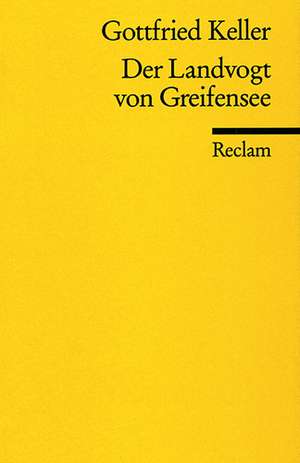 Der Landvogt von Greifensee de Gottfried Keller