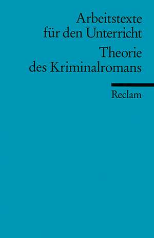 Theorie des Kriminalromans de Eckhard Finckh