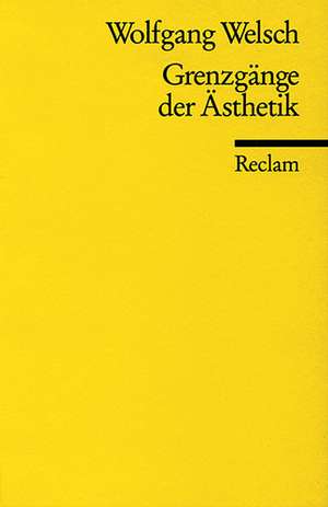 Grenzgänge der Ästhetik de Wolfgang Welsch