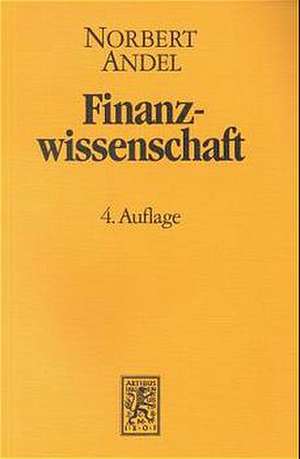 Finanzwissenschaft de Norbert Andel