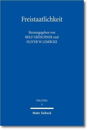 Freistaatlichkeit de Rolf Gröschner