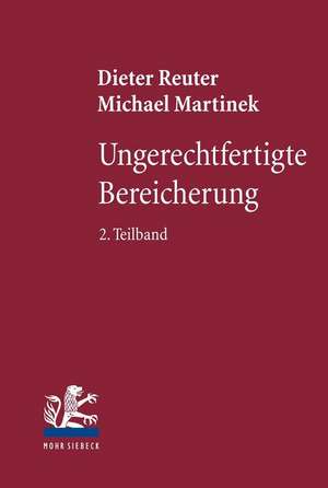 Ungerechtfertigte Bereicherung de Dieter Reuter