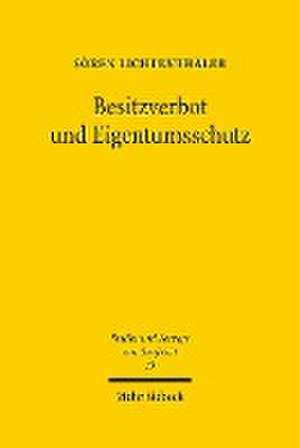 Besitzverbot und Eigentumsschutz de Sören Lichtenthäler