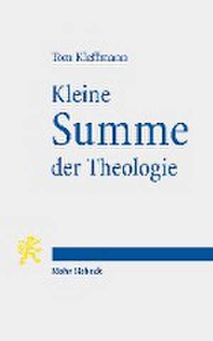 Kleine Summe der Theologie de Tom Kleffmann