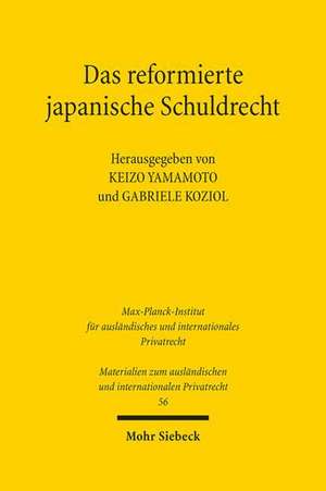 Das reformierte japanische Schuldrecht de Keizo Yamamoto