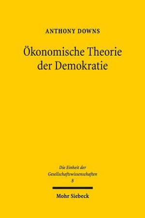 Okonomische Theorie Der Demokratie