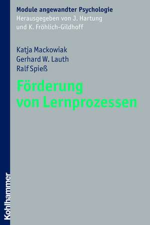 Forderung Von Lernprozessen: Ein Praktischer Leitfaden de Ralf Spieß