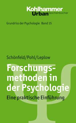 Empirische Forschungsarbeiten in der Psychologie de Robby Schönfeld