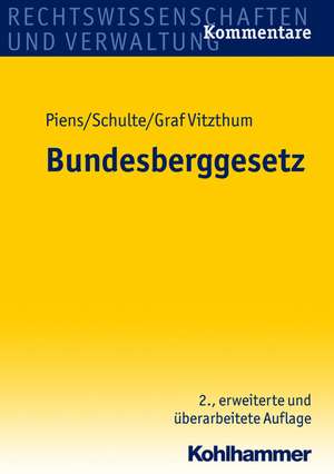 Bundesberggesetz de Reinhart Piens