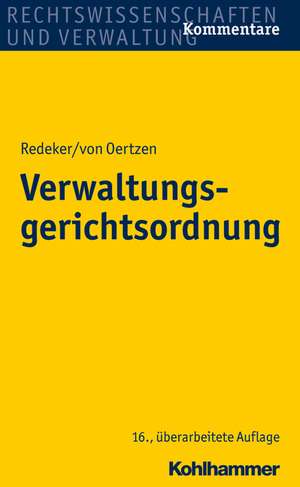 Verwaltungsgerichtsordnung de Martin Redeker