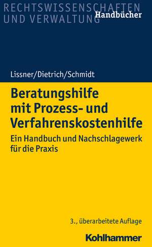 Beratungshilfe Mit Prozess- Und Verfahrenskostenhilfe de Joachim Dietrich