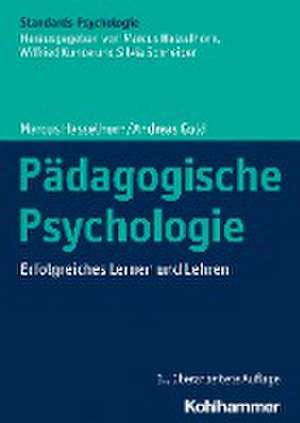 Pädagogische Psychologie de Marcus Hasselhorn