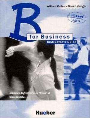 B for Business. Lehrerhandbuch de William Cullen